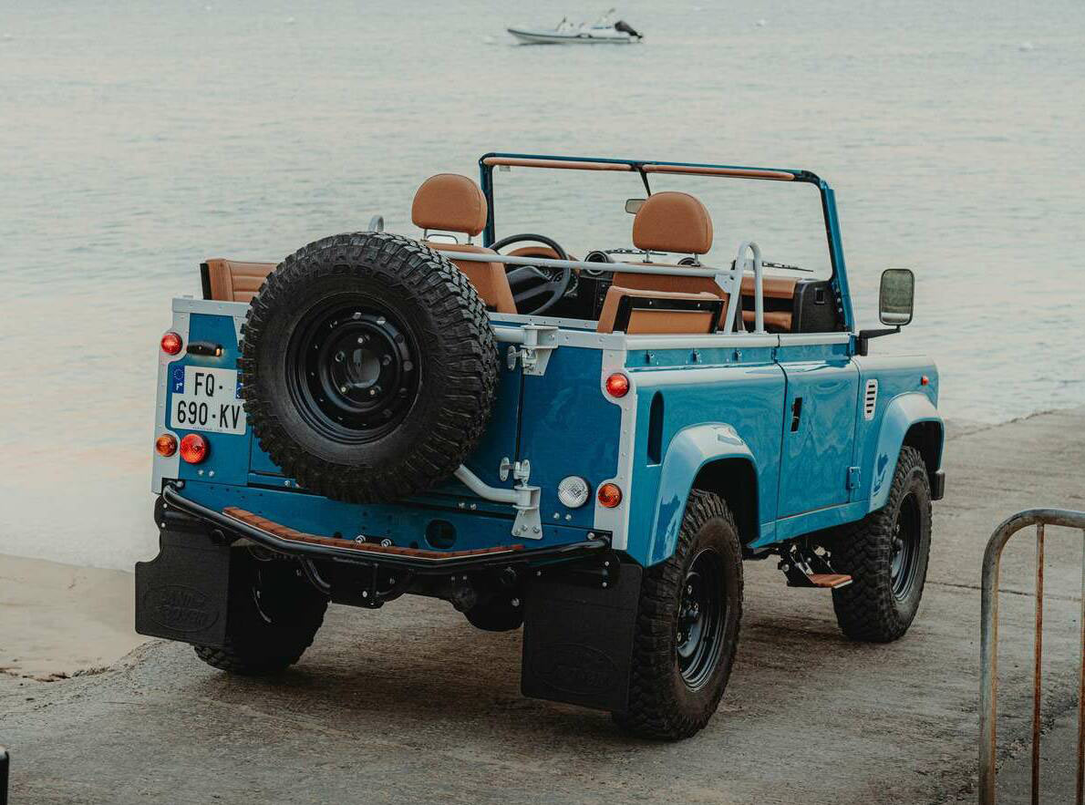 Defender 90 Tuscan Blue Convertible